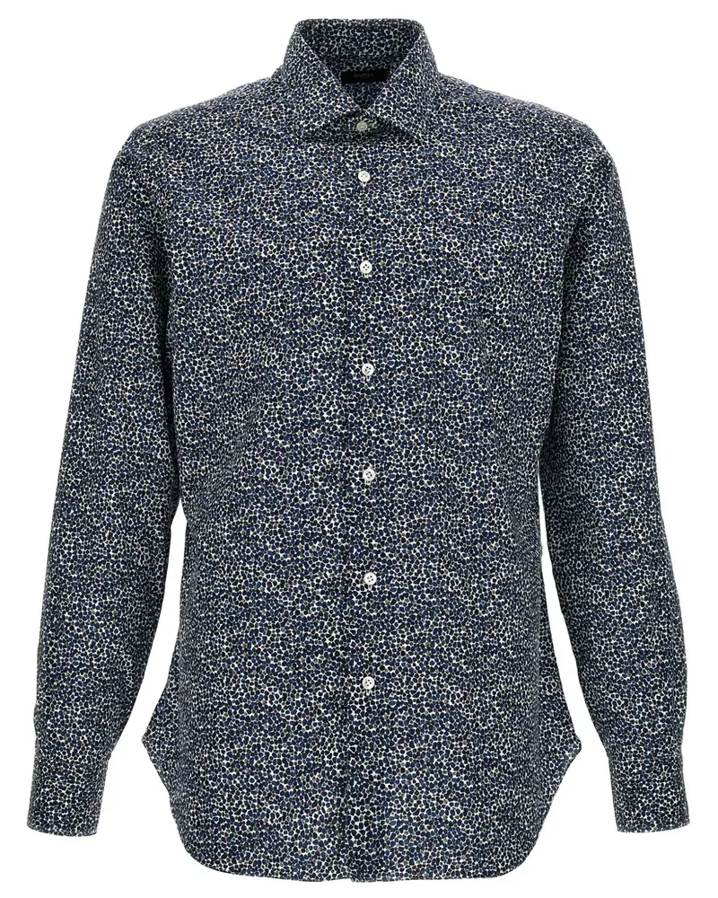 BARBA Culto Hemd - Blau Blau