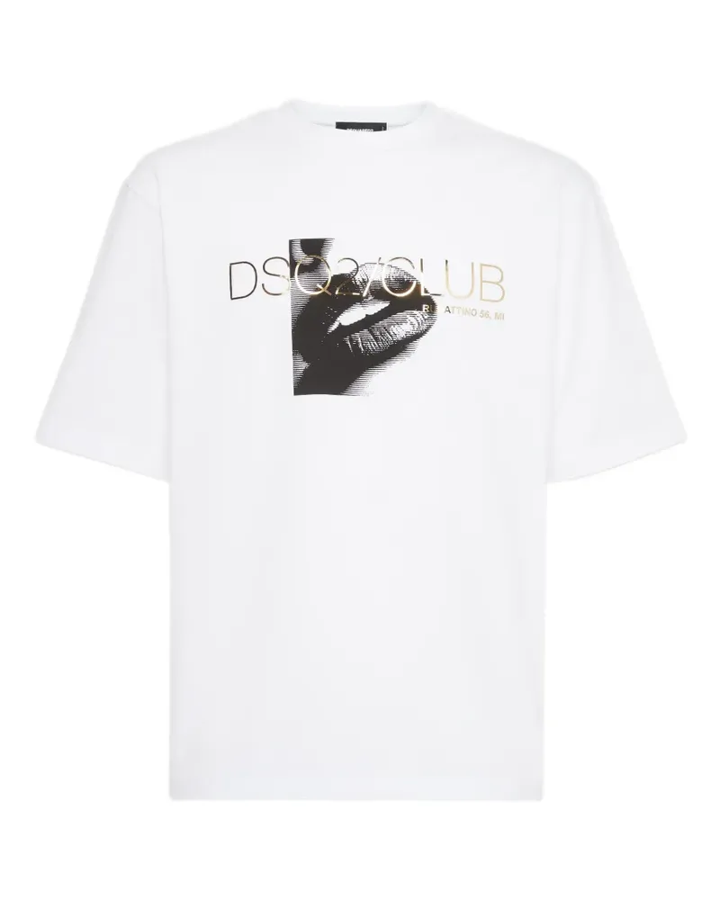 Dsquared2 Club T-Shirt - Weiß Weiß