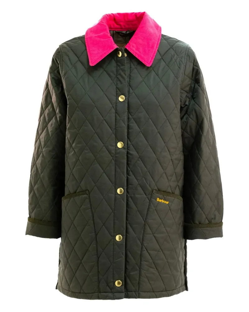 Barbour Gesteppter Liddesdale Mantel - Grün Grün