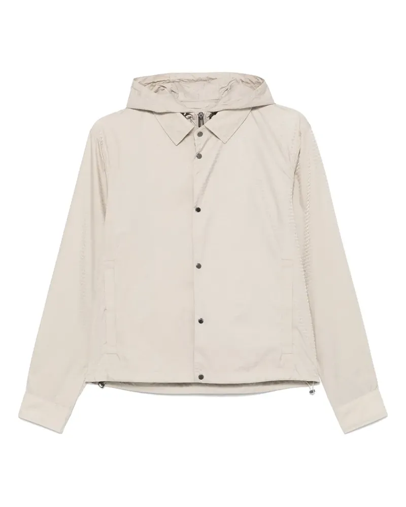 Emporio Armani Jacke mit Logo-Muster - Nude Nude