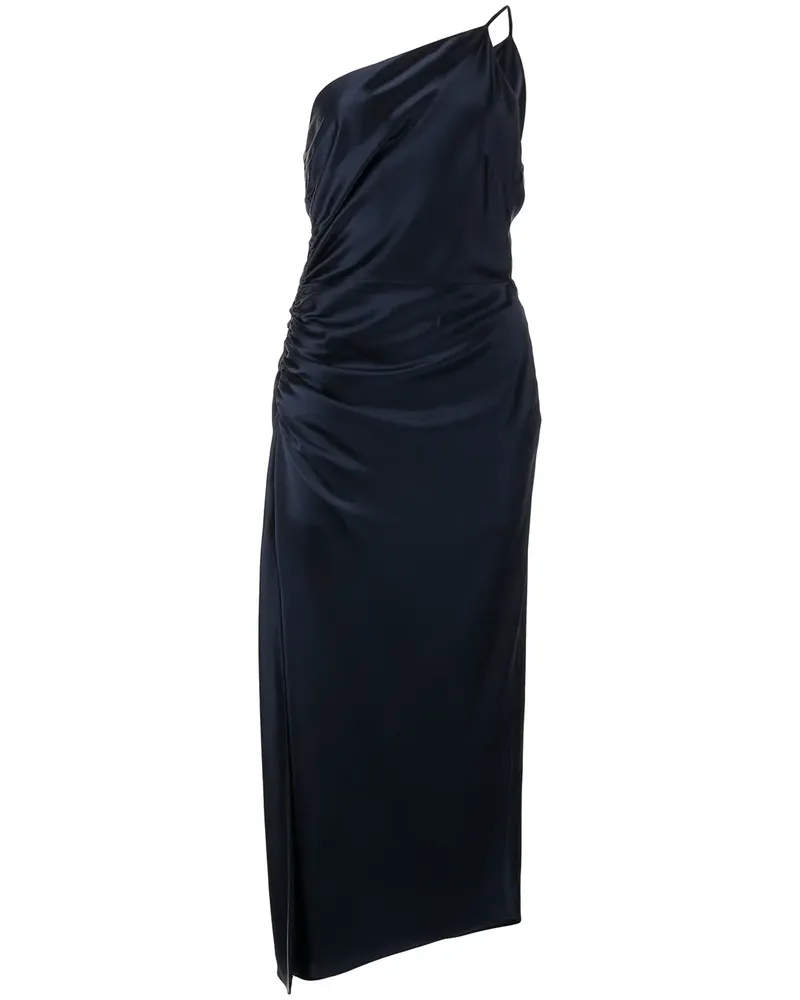 mason by michelle mason Seidenkleid mit gerafftem Detail - Blau Blau