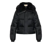 Jacke mit Faux Fur - Schwarz