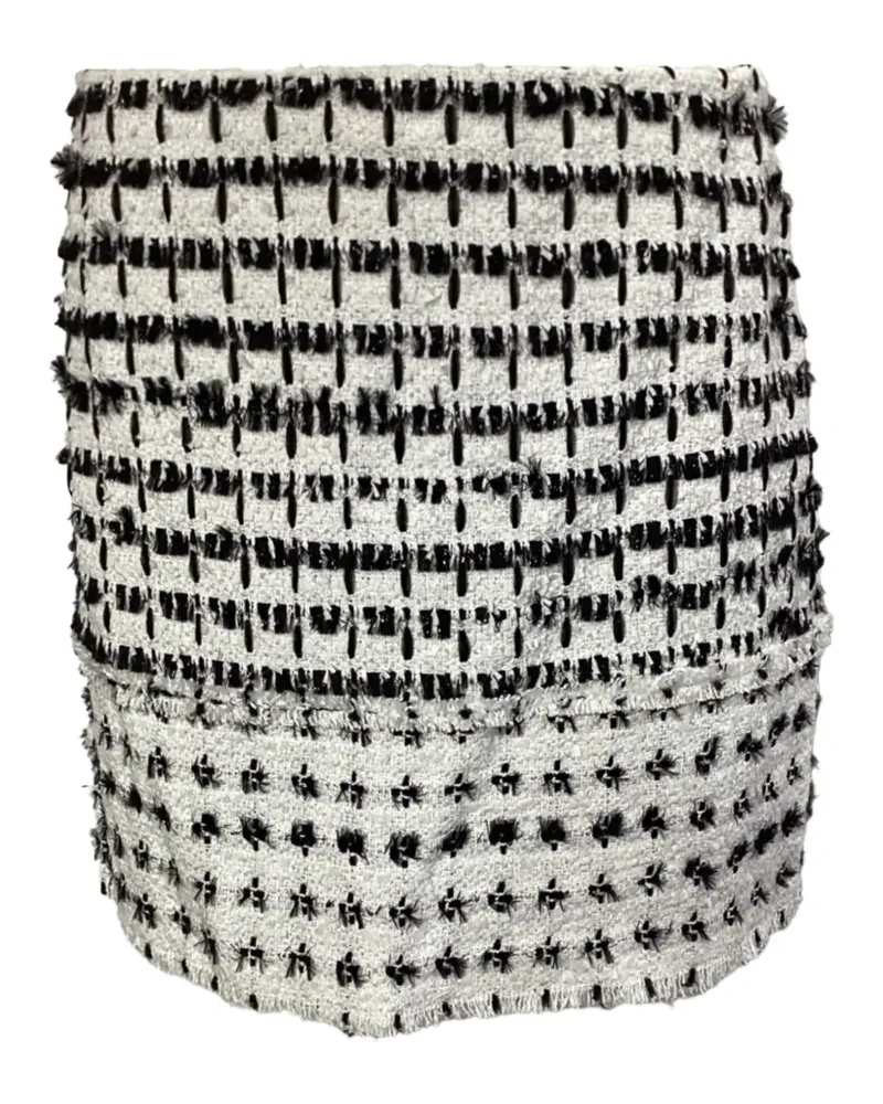 Erdem tweed mini skirt - Weiß Weiß