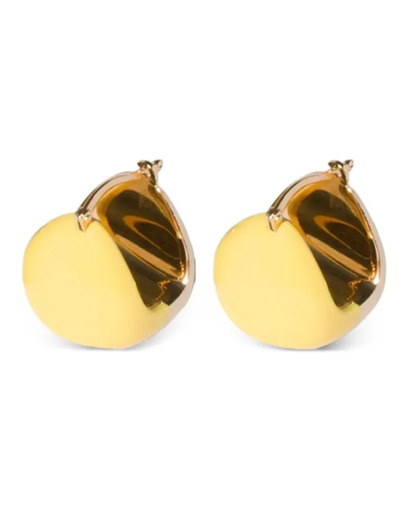 Miu Miu Zweifarbige Ohrringe - Gold Gold