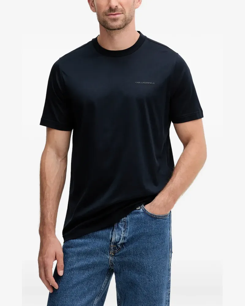 Karl Lagerfeld T-Shirt mit Logo - Blau Blau