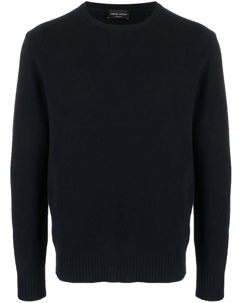 Roberto Collina Fein gestrickter Pullover - Blau Blau