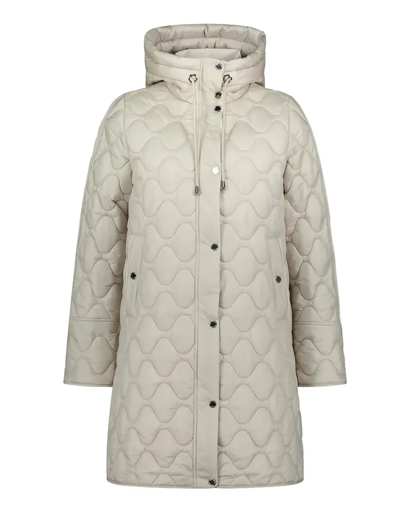 Betty Barclay quilted hooded coat - Nude Nude