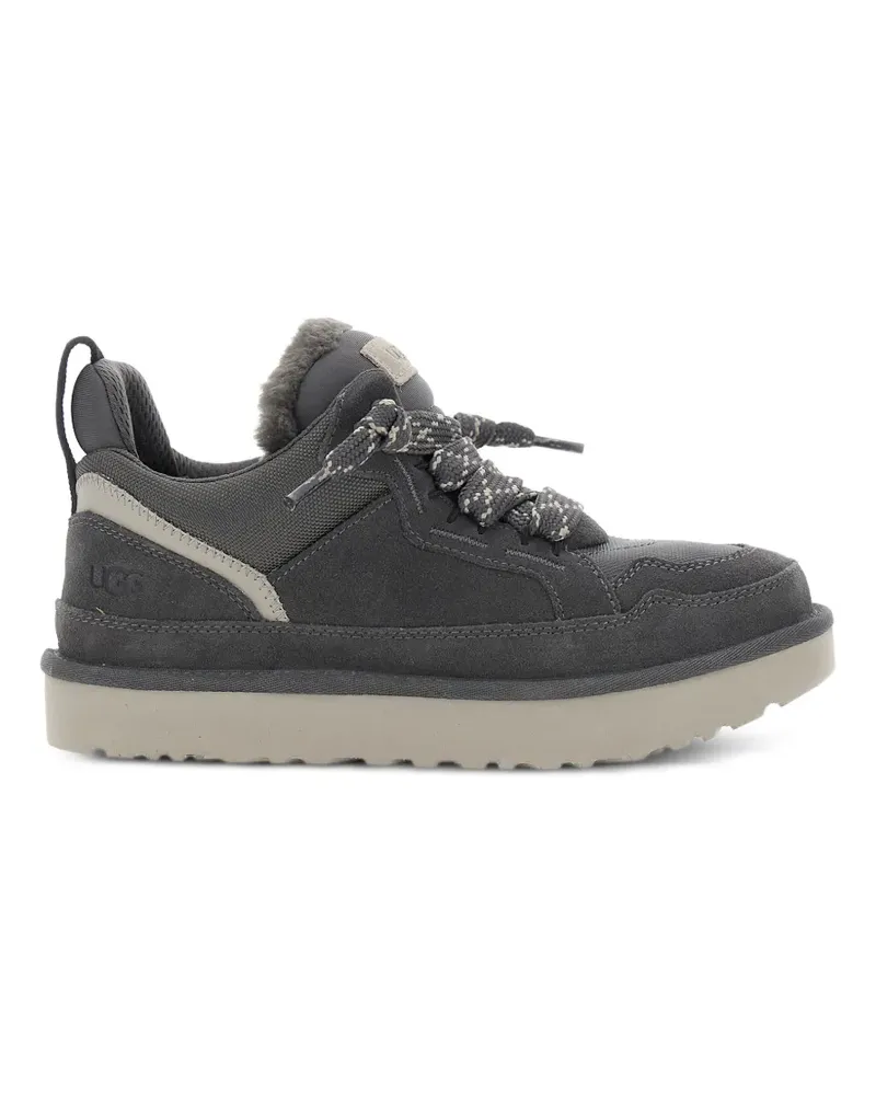 UGG shearling-lined panelled sneakers - Grau Grau