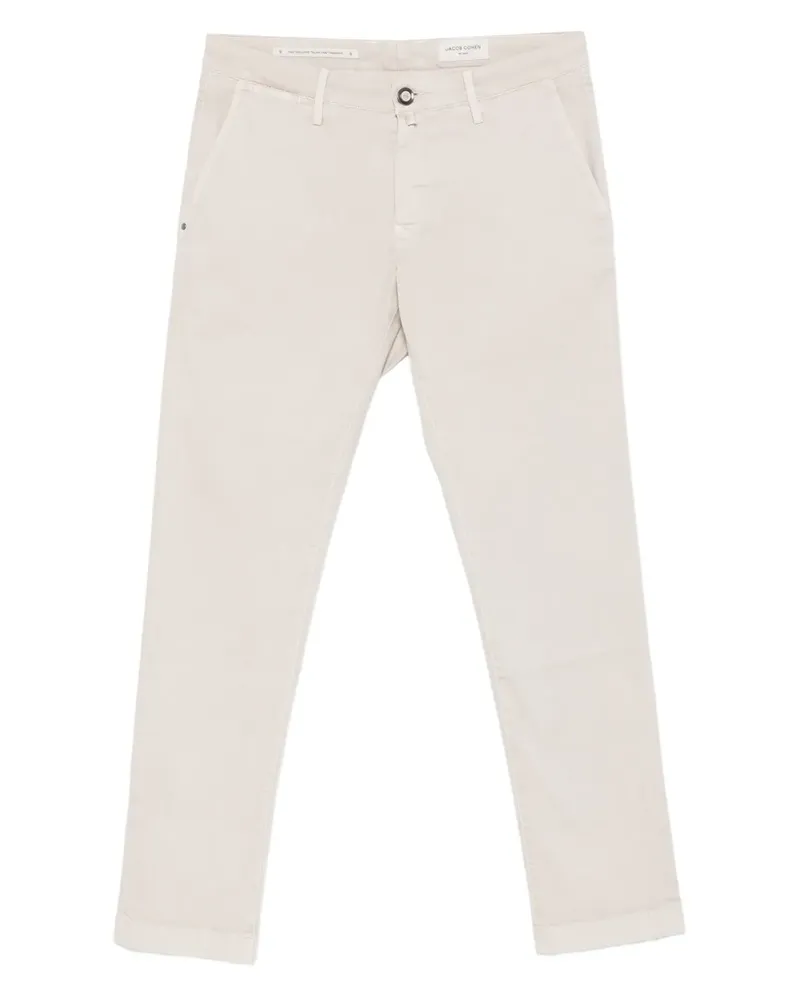 Jacob Cohën Ben Tapered-Hose - Weiß Weiß