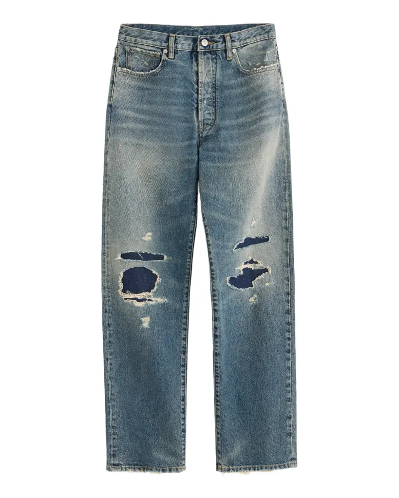 Maison Margiela Patchwork-Jeans im Distressed-Look - Blau Blau