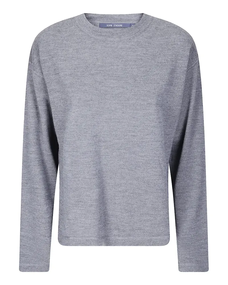 Sofie D'Hoore Mateo Langarmshirt mit Rundhalsausschnitt - Grau Grau