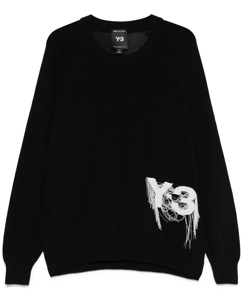 Y-3 Pullover mit Rundhalsausschnitt - Schwarz Schwarz