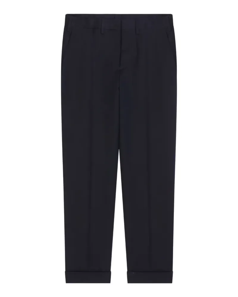 Dries van Noten Hose mit Umschlag - Blau Blau