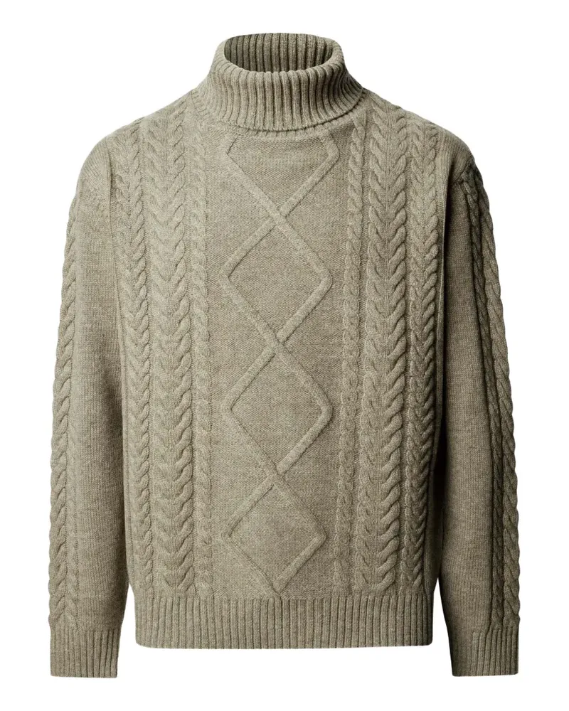 Hackett Pullover mit Argyle-Muster - Grün Grün