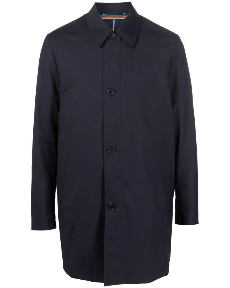 Paul Smith Trenchcoat mit klassischem Kragen - Blau Blau