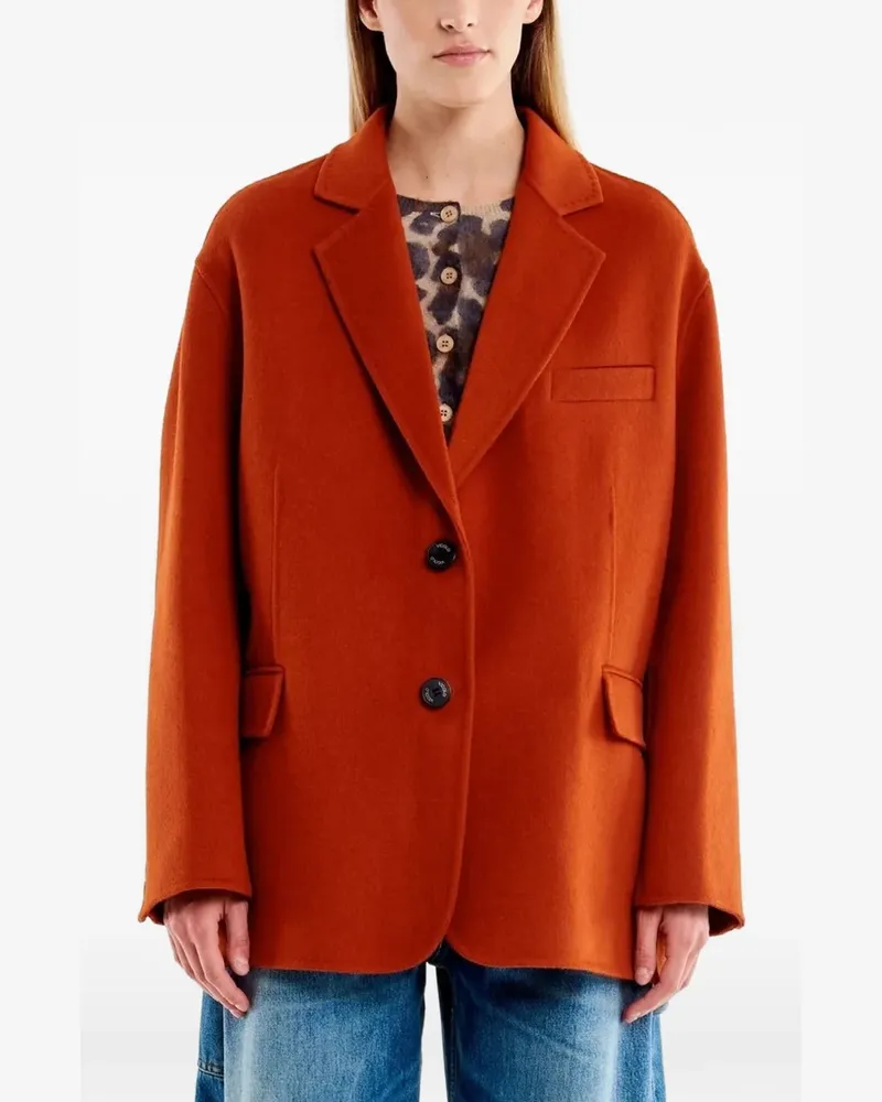 VICOLO Oversized single-breasted blazer - Orange Orange