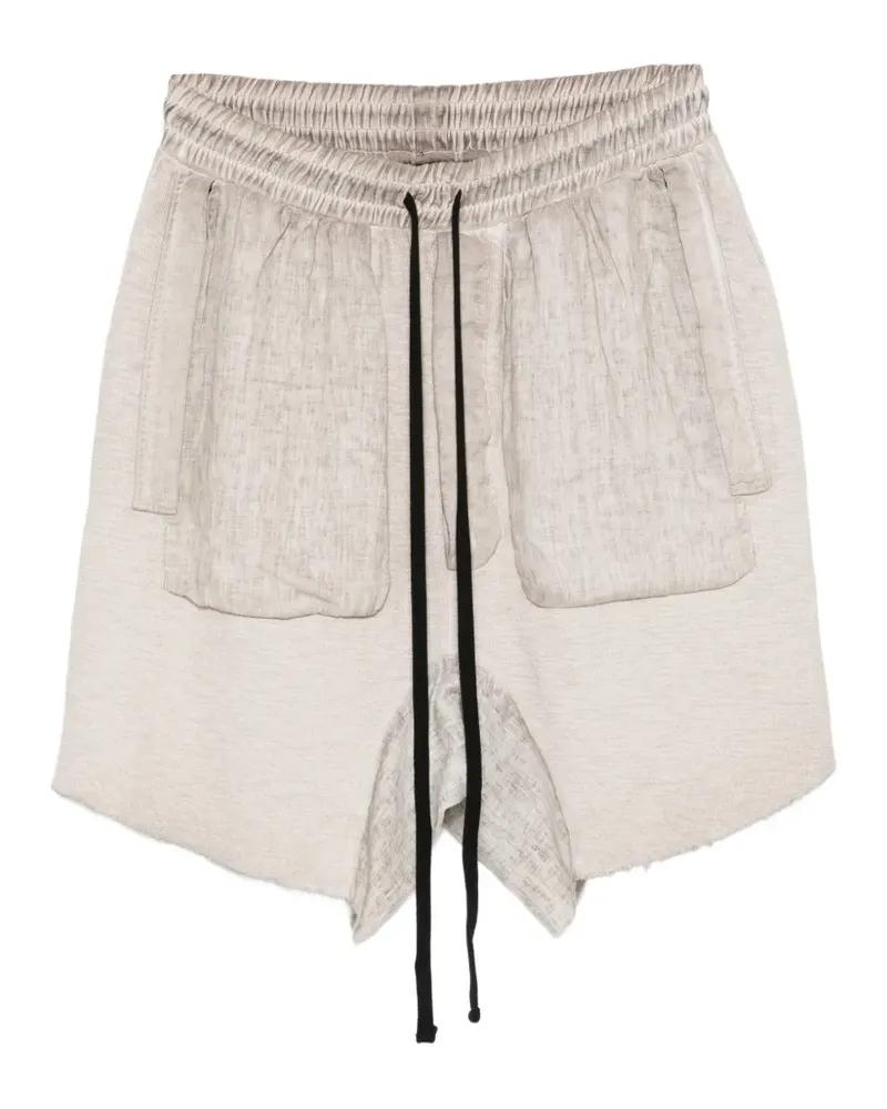 THOM KROM drop-crotch shorts - Nude Nude