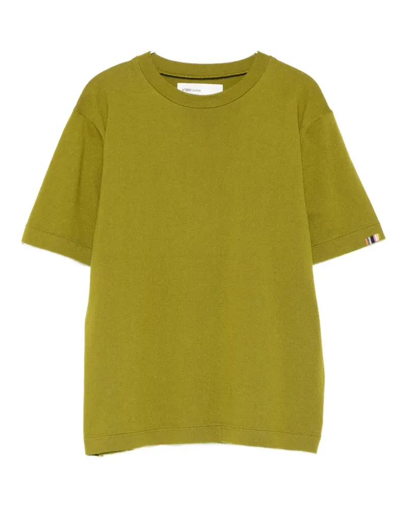 extreme cashmere Cuba round-neck T-shirt - Grün Grün