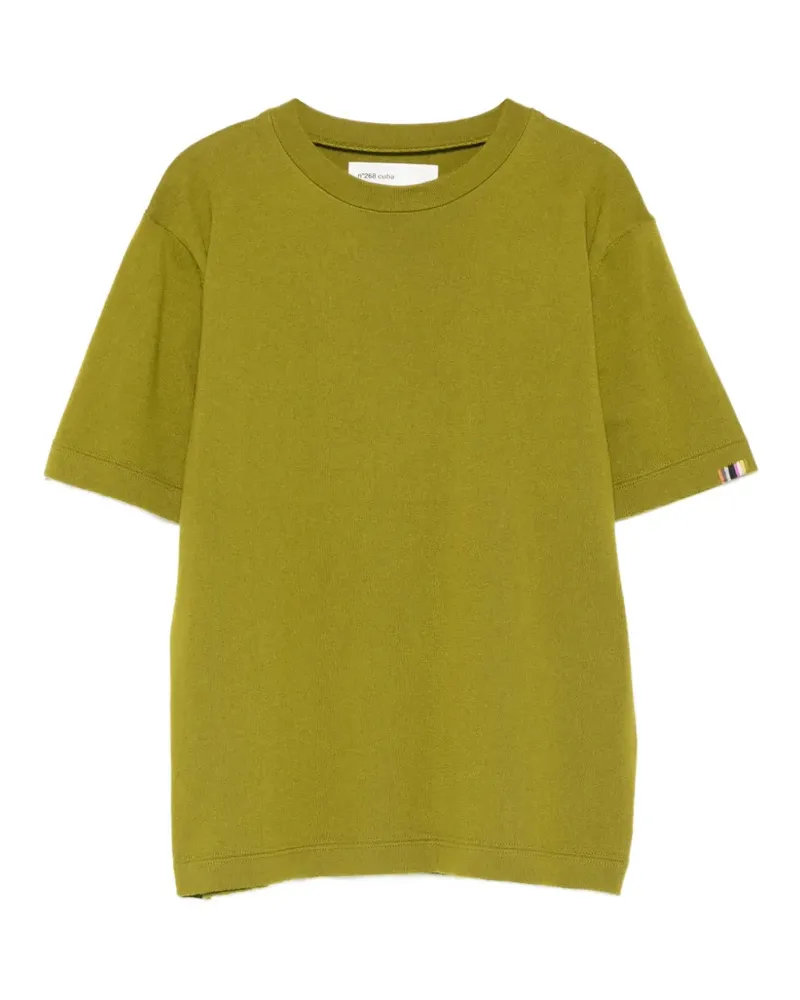 extreme cashmere Cuba round-neck T-shirt - Grün Grün