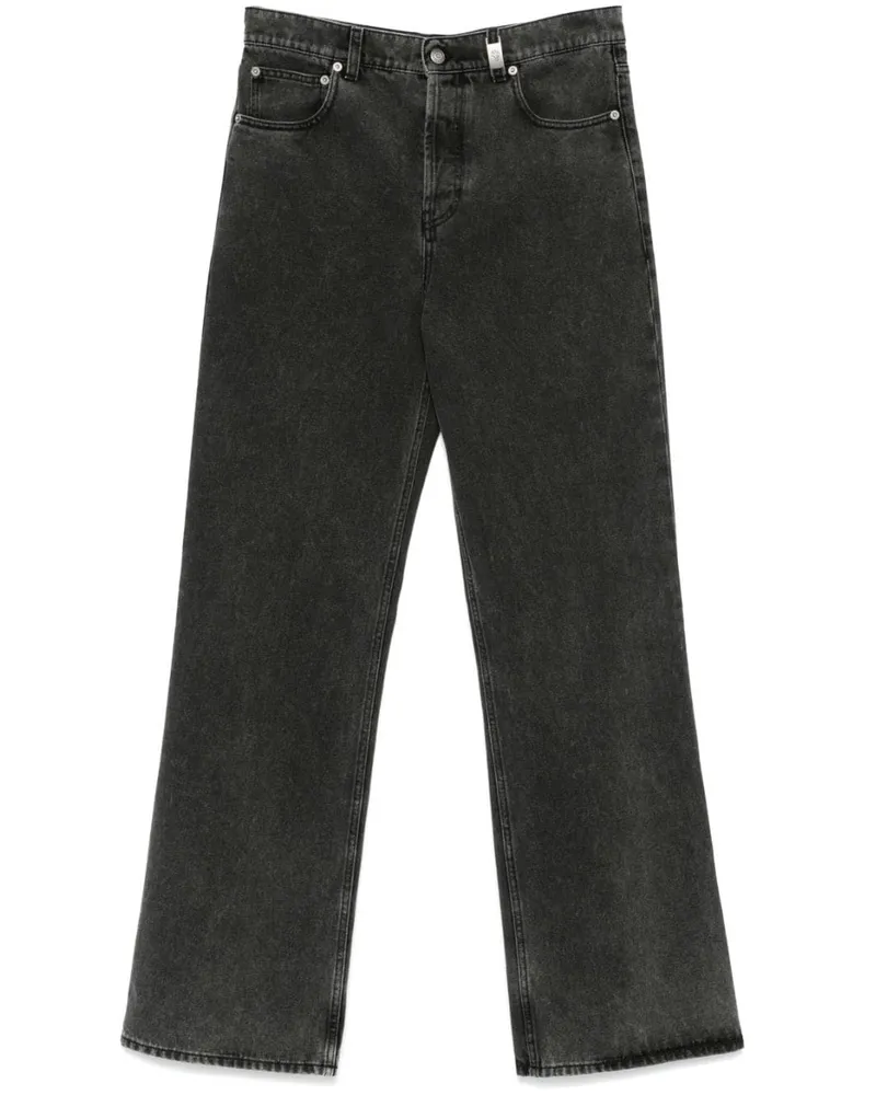 Alexander McQueen Jeans mit geradem Bein - Schwarz Schwarz