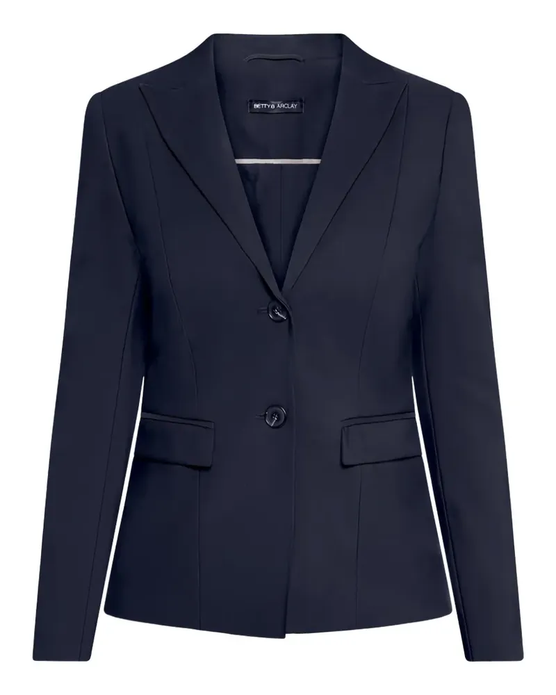 Betty Barclay notched-lapels single-breasted blazer - Blau Blau