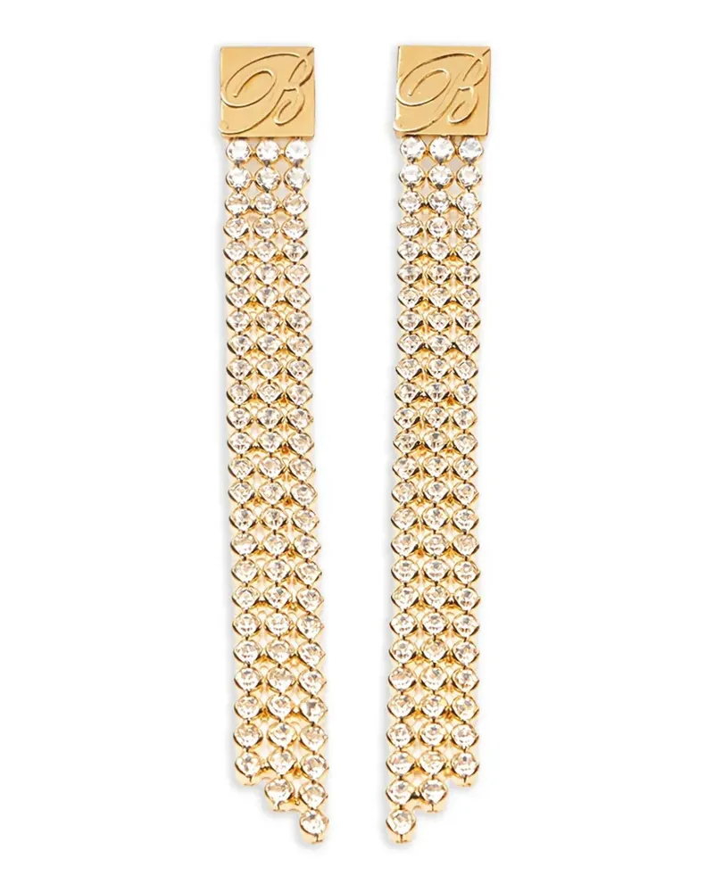 Blumarine Ohrringe mit Kristallen - Gold Gold