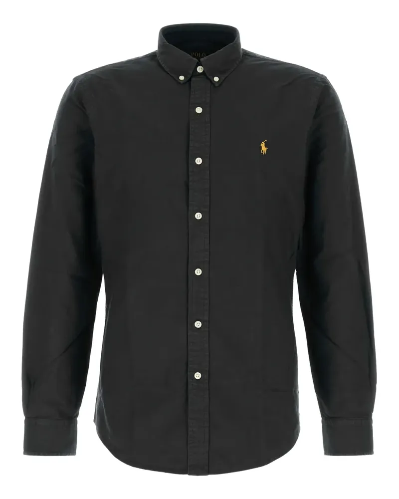Ralph Lauren Klassisches Hemd - Schwarz Schwarz