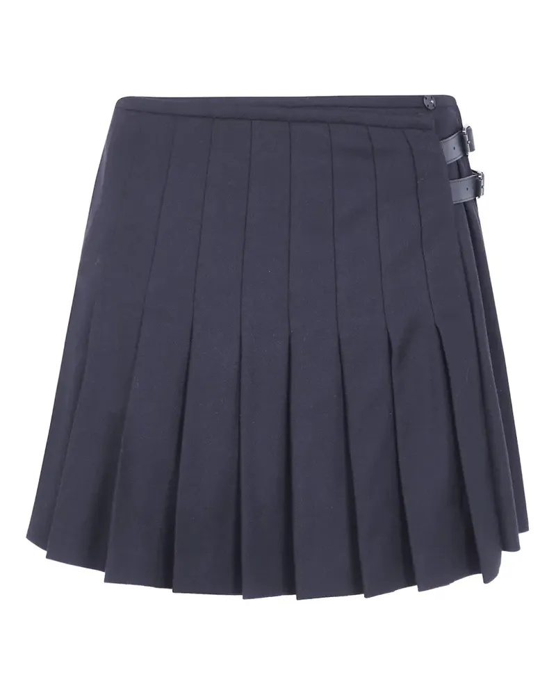 Emporio Armani Midirock mit Schnallen - Blau Blau