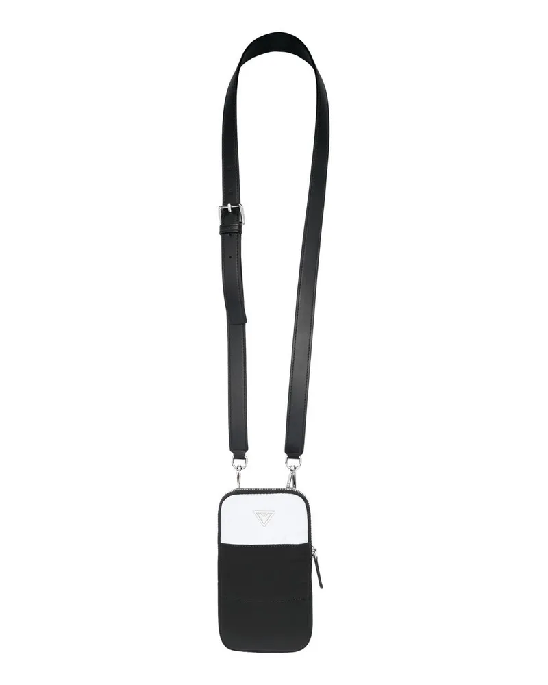 Emporio Armani Handyhülle mit Logo-Schild - Schwarz Schwarz