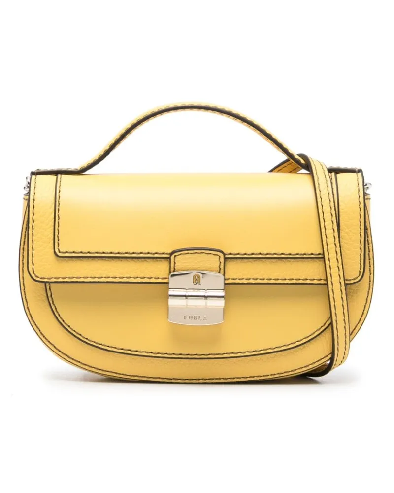 Furla Club 2 Mini-Tasche - Gelb Gelb