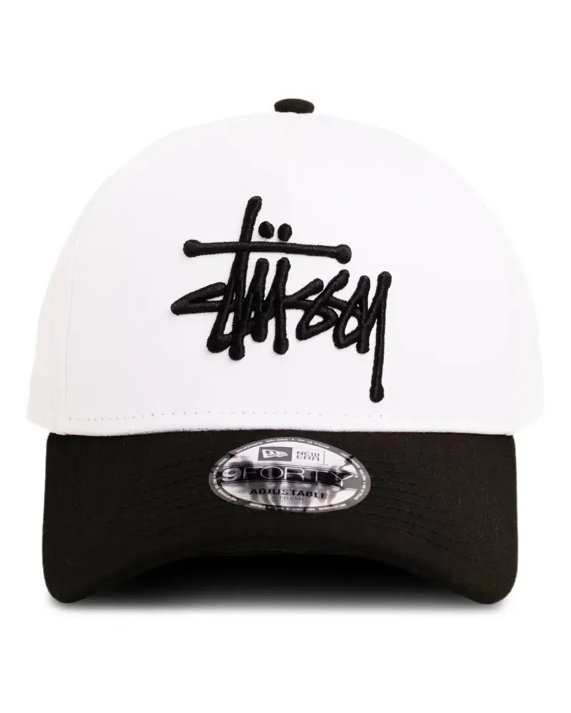 Stüssy Basic Baseballkappe - Weiß Weiß