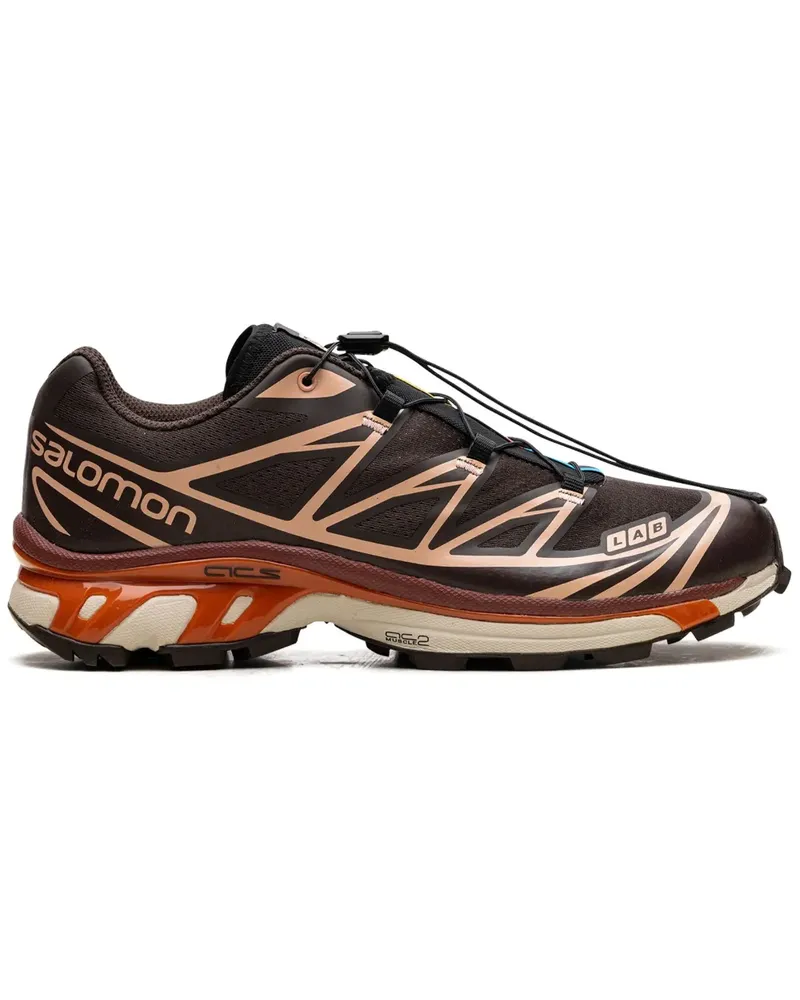 Salomon XT-6 "Chocolate Peach" Sneakers - Braun Braun