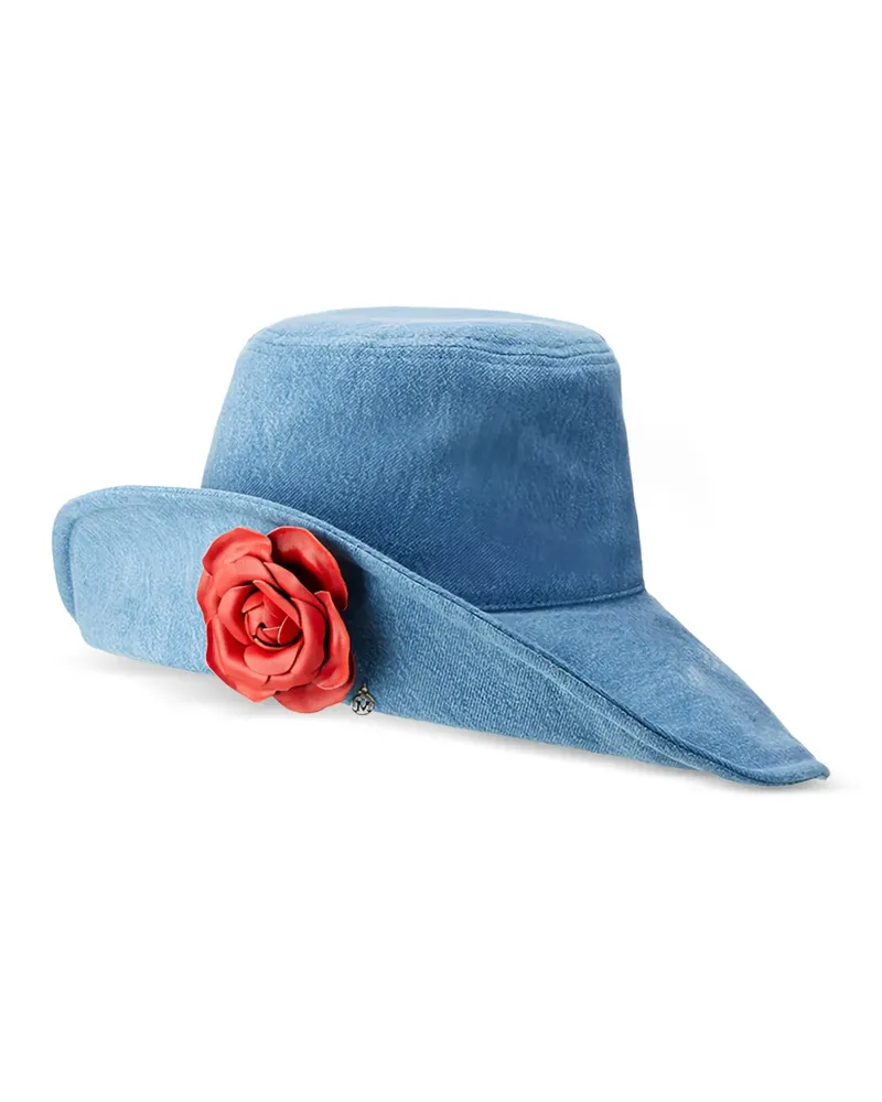 Maison Michel Isabella Hut mit Rosendetail - Blau Blau