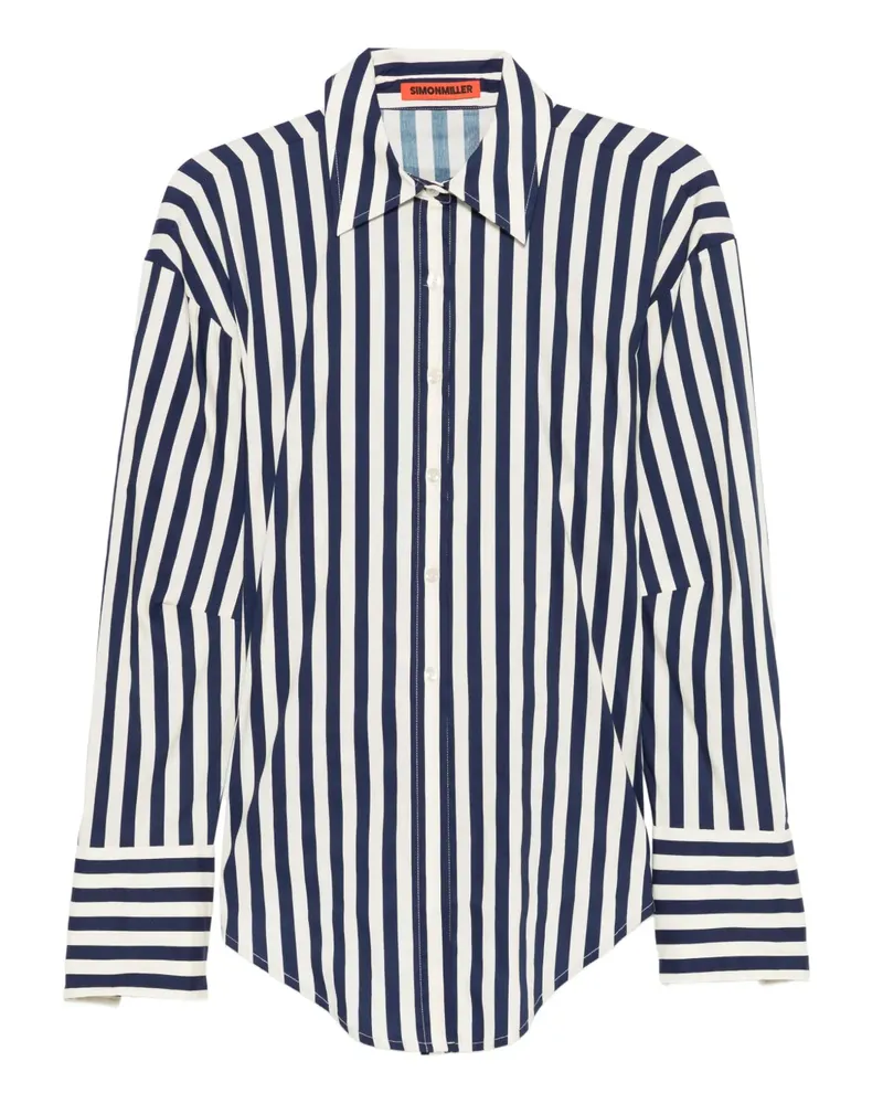 Simon Miller Loch button-up shirt - Blau Blau