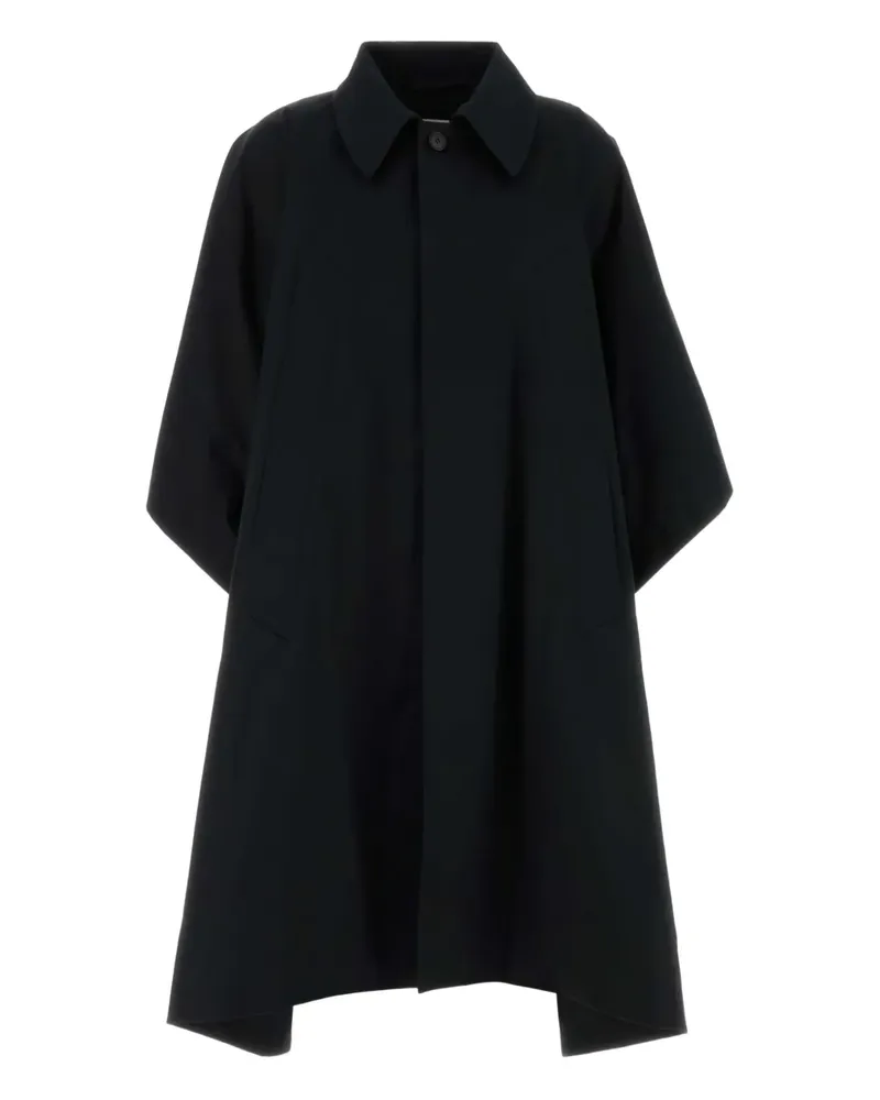 Maison Margiela Water-repellent cotton gabardine coat - Schwarz Schwarz