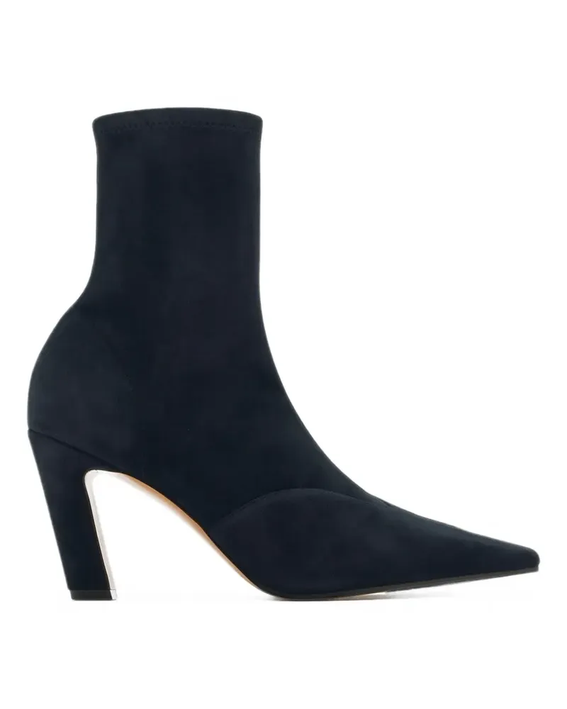 KHAITE Nevada Stiefeletten aus Wildleder - Blau Blau