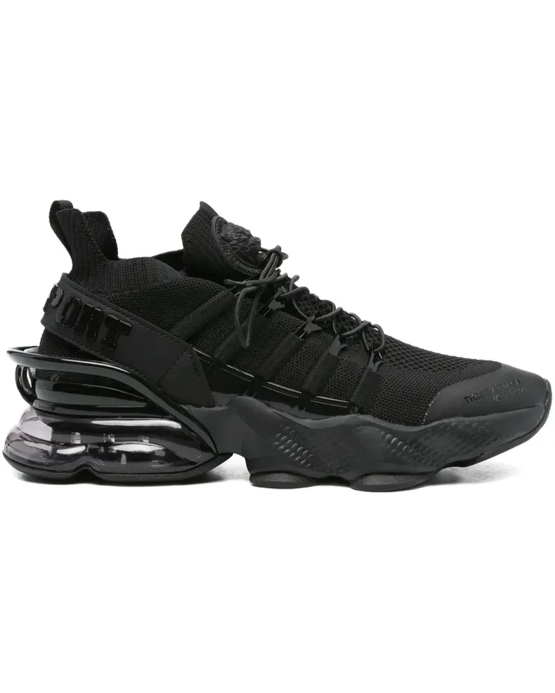 Philipp Plein Sneakers mit gestricktem Obermaterial - Schwarz Schwarz