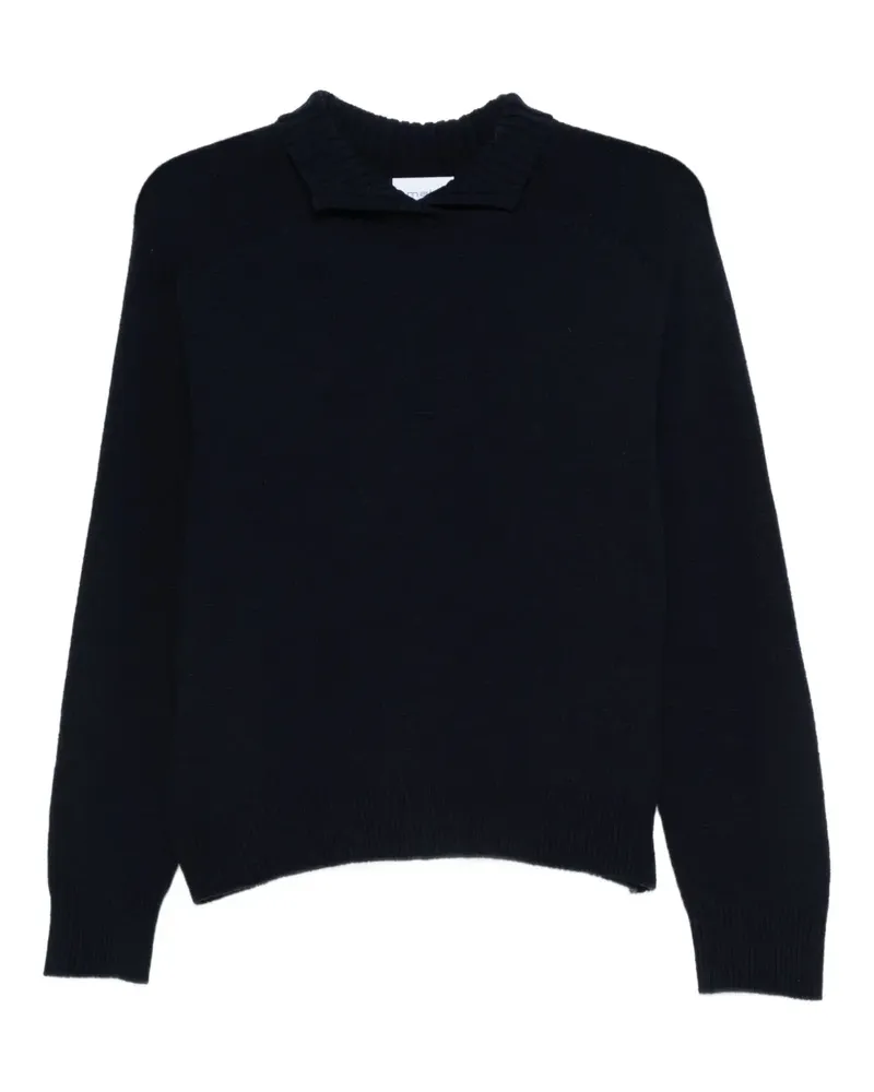 Malo Pullover mit V-Ausschnitt - Blau Blau