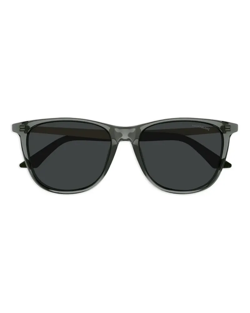 Montblanc Eckige MB0330S Sonnenbrille - Grau Grau