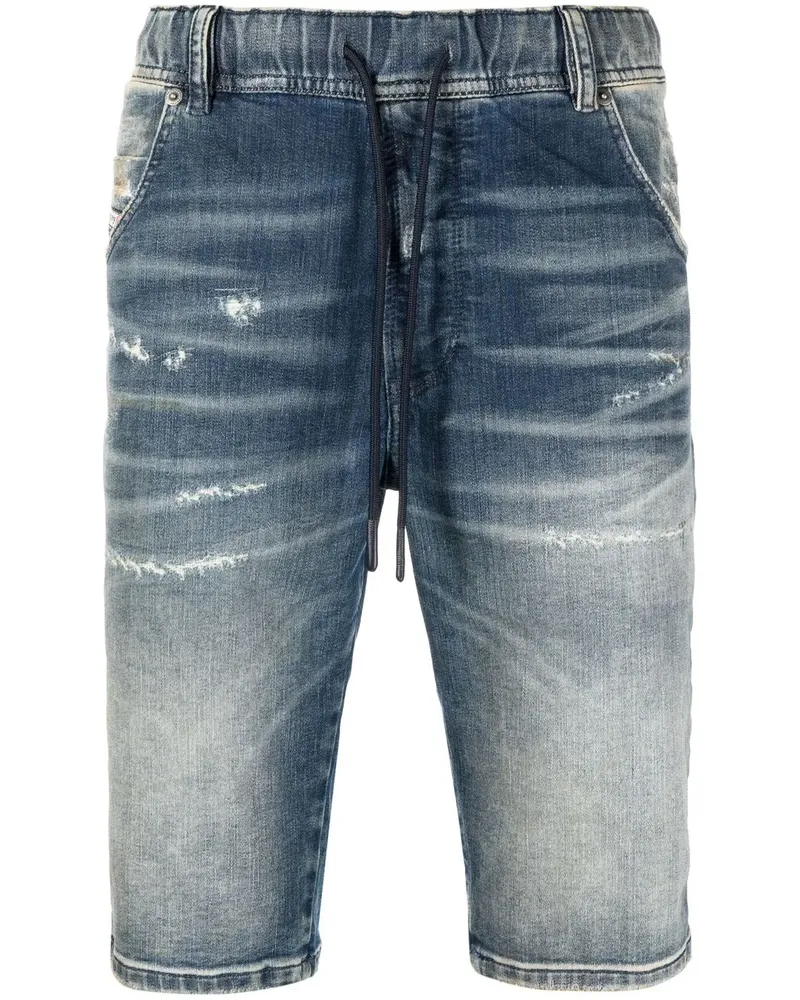 Diesel Jeans-Shorts im Distressed-Look - Blau Blau