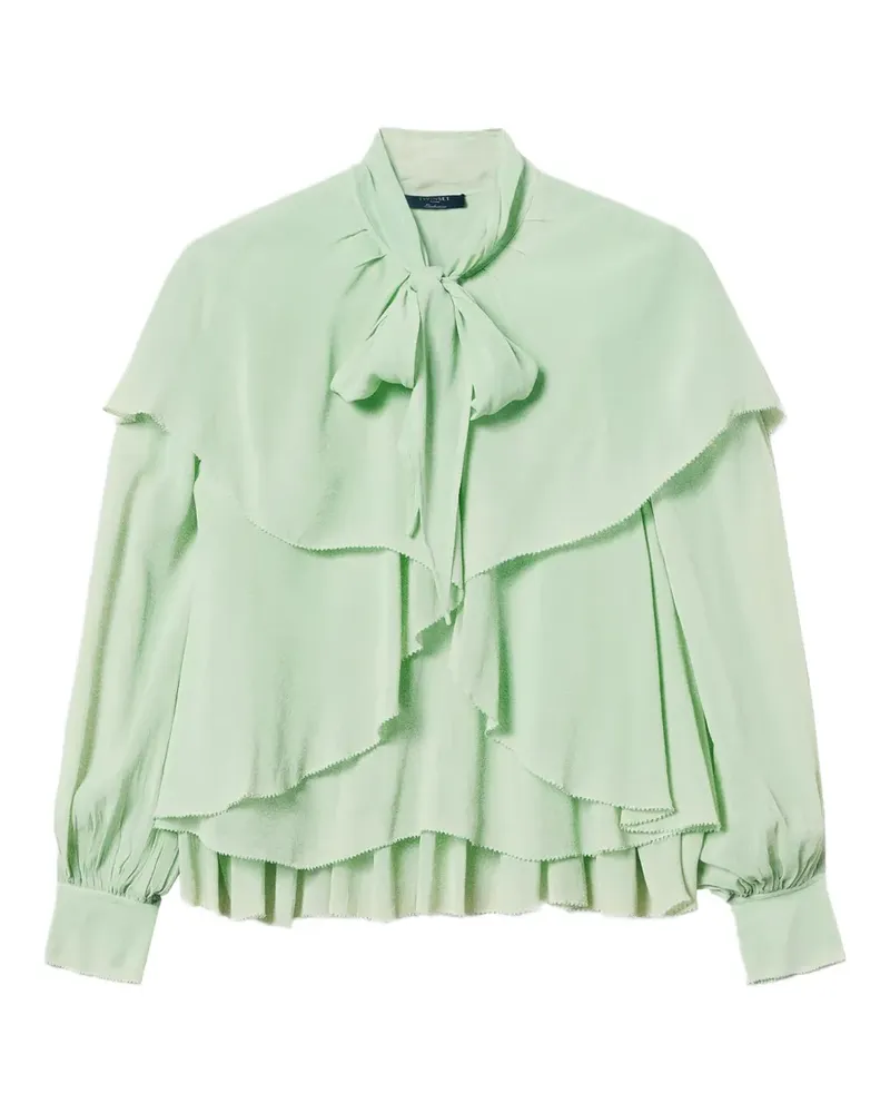 Twin-Set Flounces Bluse - Grün Grün