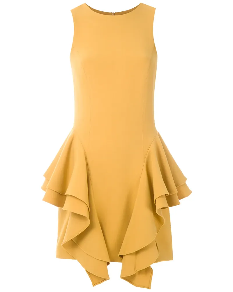 OLYMPIAH Kleid mit Volants - Gelb Gelb