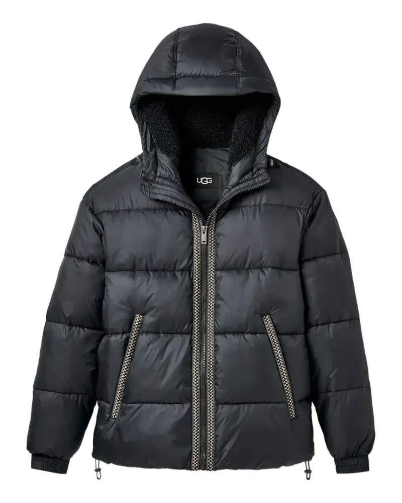 UGG braid padded jacket - Schwarz Schwarz