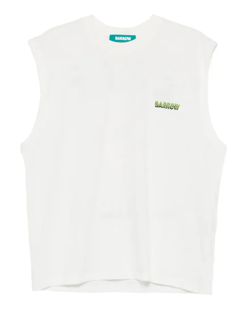 BARROW Trägershirt mit Logo-Print - Weiß Weiß