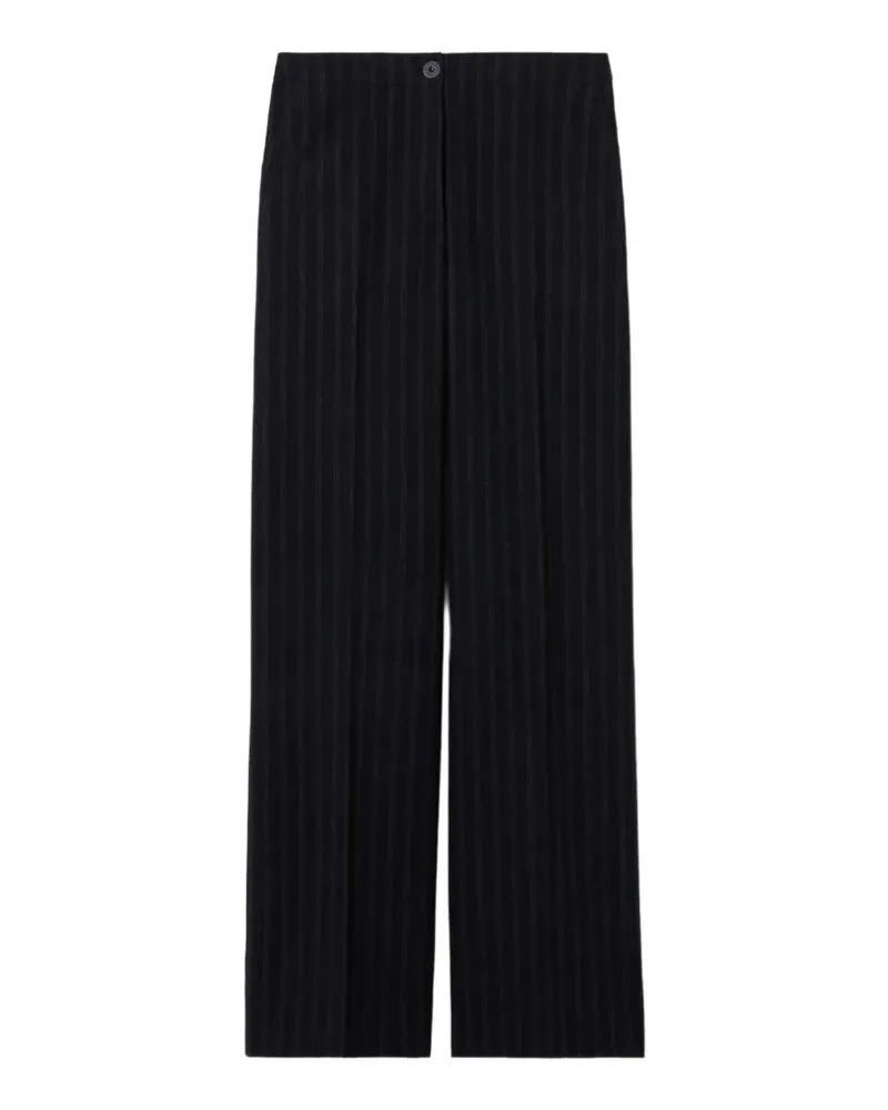 Claudie Pierlot Hose mit Nadelstreifen - Blau Blau