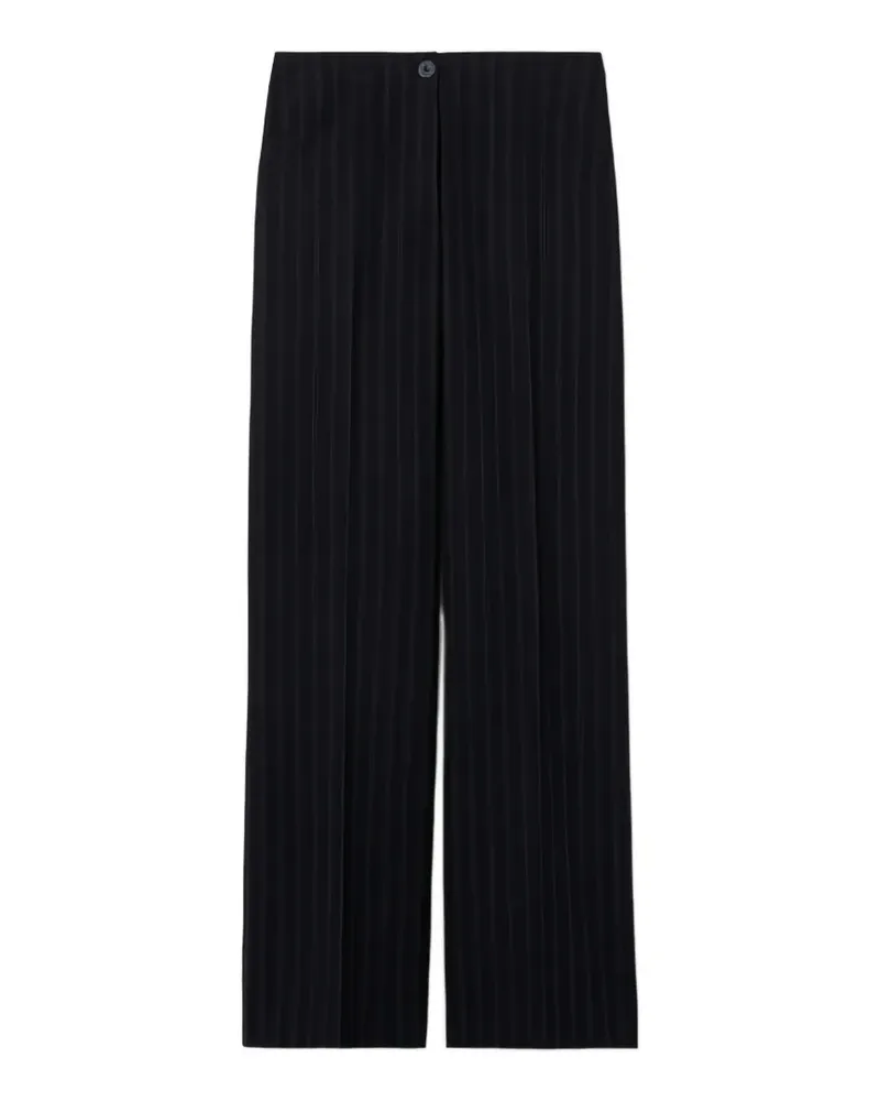 Claudie Pierlot Hose mit Nadelstreifen - Blau Blau