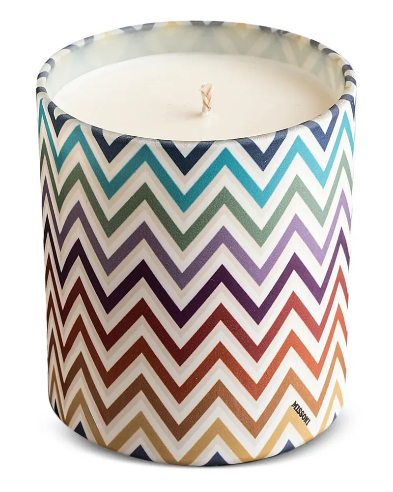 Missoni Home Watamu Duftkerze mit Zickzackmuster (220g) - Nude Nude