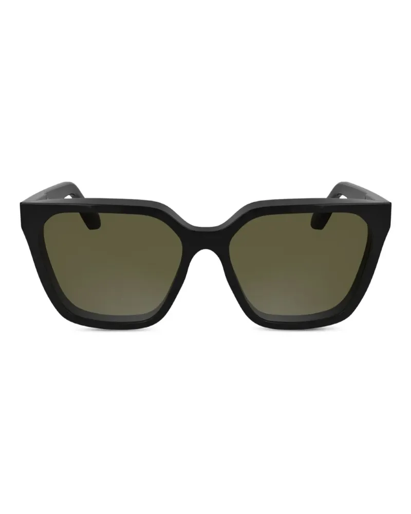 Calvin Klein Sonnenbrille mit Cat-Eye-Gestell - Schwarz Schwarz