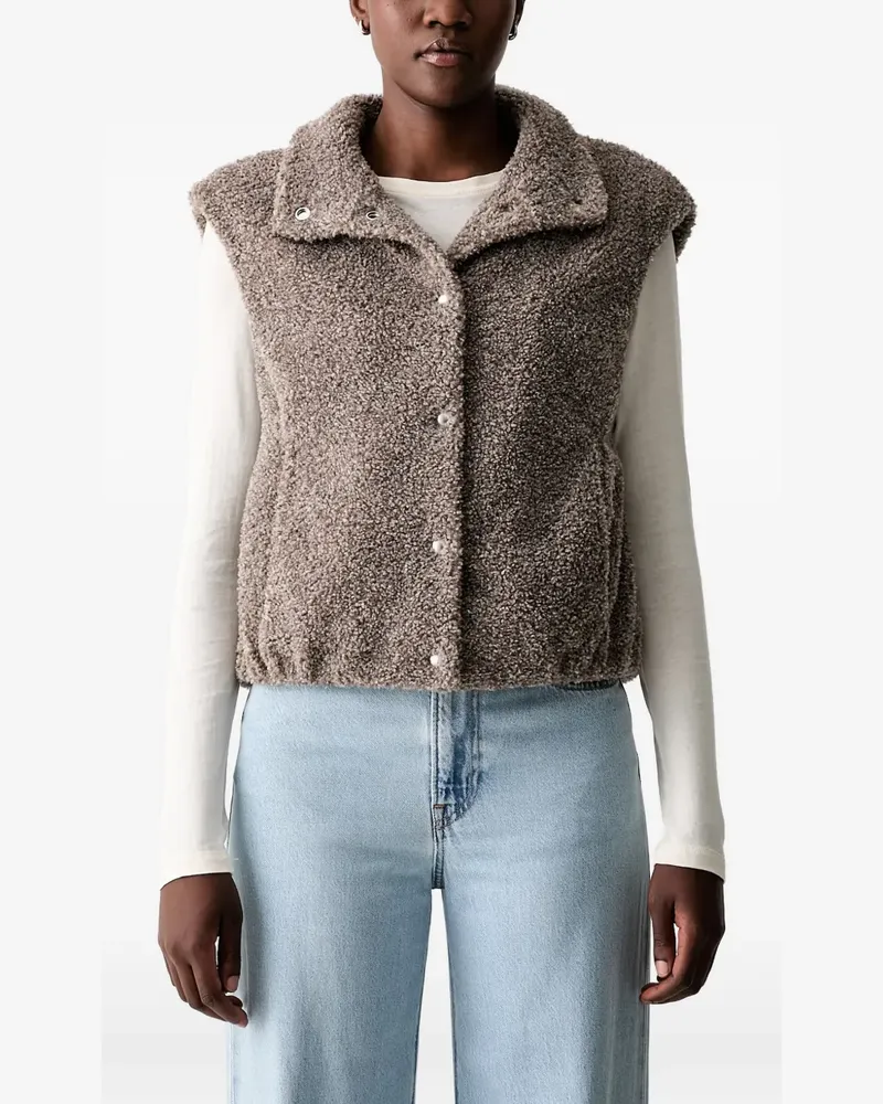 Marc O'Polo Weste aus Bouclé - Braun Braun