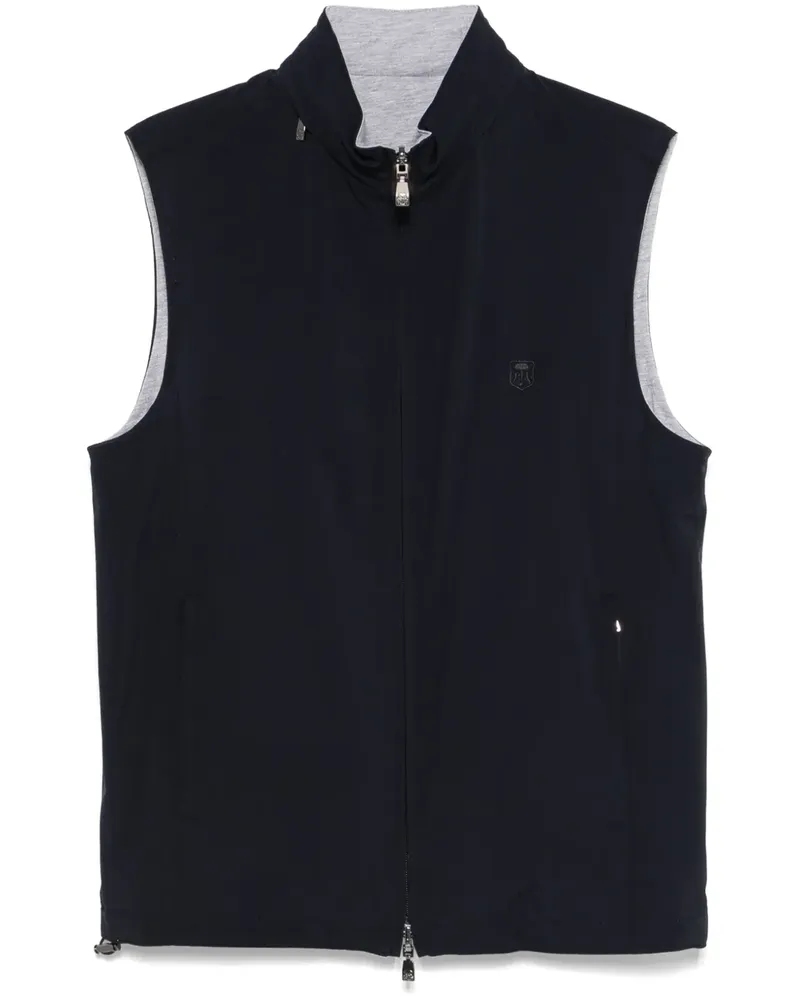 Corneliani Wendbare Weste - Blau Blau